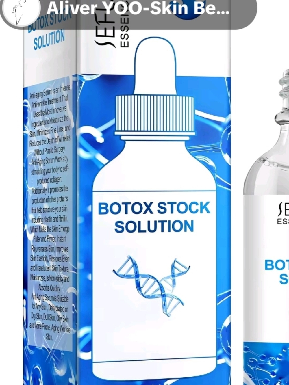 BOTOX STOCK SOLUTION Anti-Aging Serum – Blue